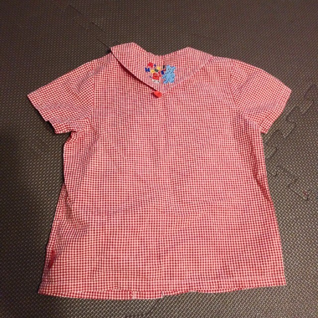 mikihouse(ミキハウス)のチェックシャツ キッズ/ベビー/マタニティのキッズ服女の子用(90cm~)(ブラウス)の商品写真