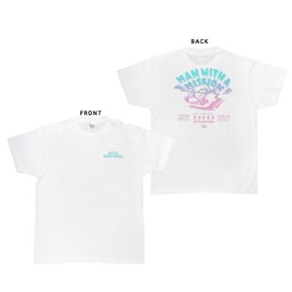 マンウィズアミッション(MAN WITH A MISSION)のMAN WITH A MISSION オフィシャルTシャツ XLサイズ ホワイト(ミュージシャン)