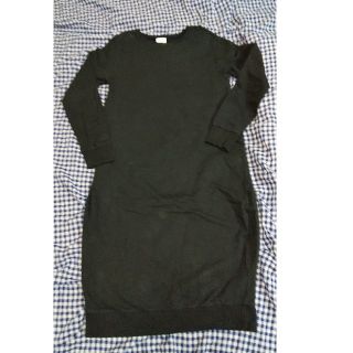 スティーブンアラン(steven alan)のWOLF&RITA×Steven Alan SWEAT DRESS BLACK(ロングワンピース/マキシワンピース)