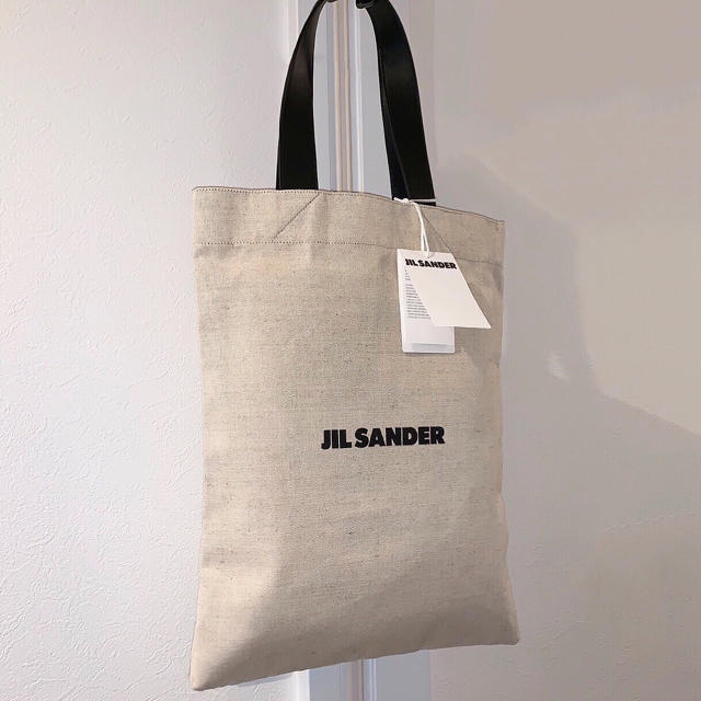返品不可】 Jil 新作 トートバッグ キャンバス ロゴ SANDER JIL ジル
