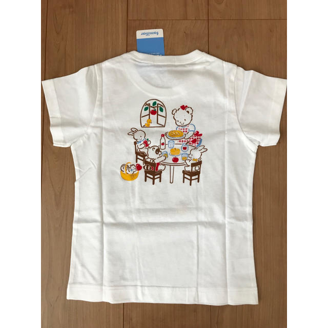 familiar(ファミリア)の【新品】ファミリア  半袖Tシャツ 110cm キッズ/ベビー/マタニティのキッズ服女の子用(90cm~)(Tシャツ/カットソー)の商品写真