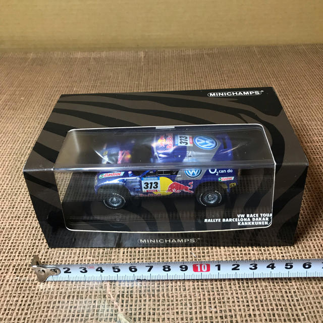 Volkswagen(フォルクスワーゲン)のミニチャンプス 1/43 VW RACE TOUAREGバルセロナダカールラリー エンタメ/ホビーのおもちゃ/ぬいぐるみ(ミニカー)の商品写真