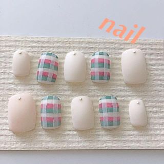 チェック♡nail コスメ/美容のネイル(つけ爪/ネイルチップ)の商品写真