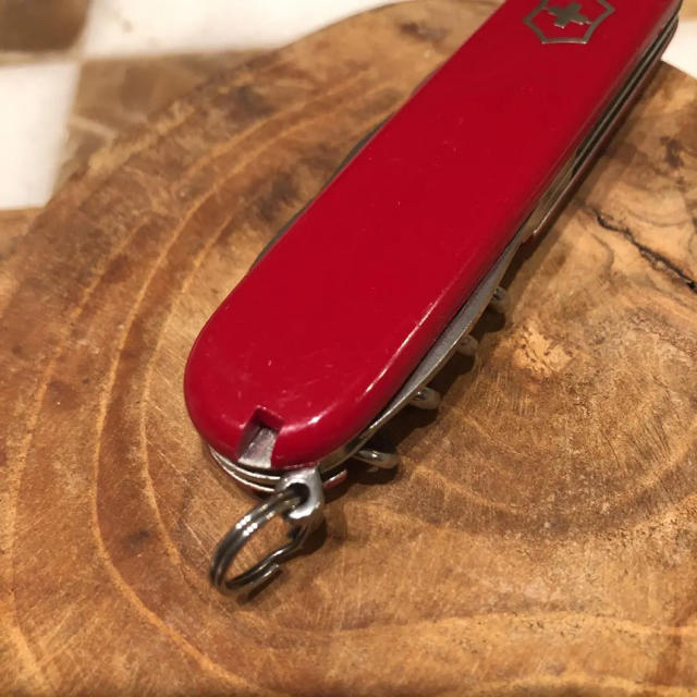 VICTORINOX(ビクトリノックス)の【中古6】ビクトリノックス VICTORINOXツーリスト中日本航空専門学校卒記 スポーツ/アウトドアのアウトドア(調理器具)の商品写真