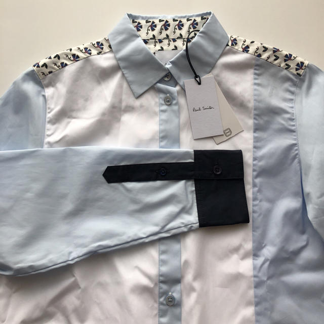 Paul Smith(ポールスミス)の新品 未使用 タグ付 ポールスミス コレクションコットンシャツ レディースのトップス(シャツ/ブラウス(長袖/七分))の商品写真