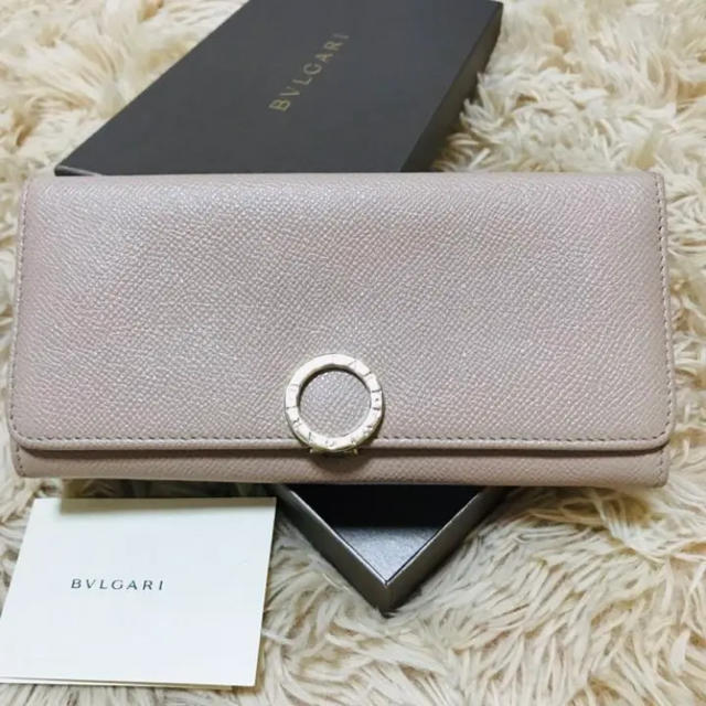 BVLGARI - ♡正規品♡ BVLGARI ロゴクリップ 長財布 ベージュの通販 by CLEAR E'CLAT|ブルガリならラクマ