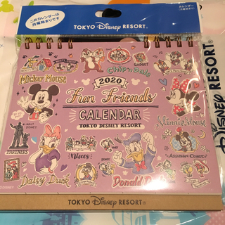 ディズニー(Disney)のディズニー ファン フレンズ 卓上カレンダー 2020(カレンダー/スケジュール)
