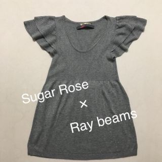 ビームス(BEAMS)の★Sugar Rose ✖️ Ray beams ティアードショルダー★(カットソー(半袖/袖なし))