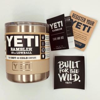 【新品】YETI RAMBLER ランブラー LOWBALL　10oz サンド(食器)