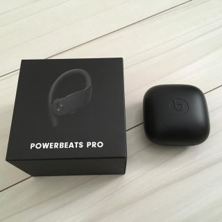 ビーツバイドクタードレ(Beats by Dr Dre)のpower beats pro ブラック(ヘッドフォン/イヤフォン)