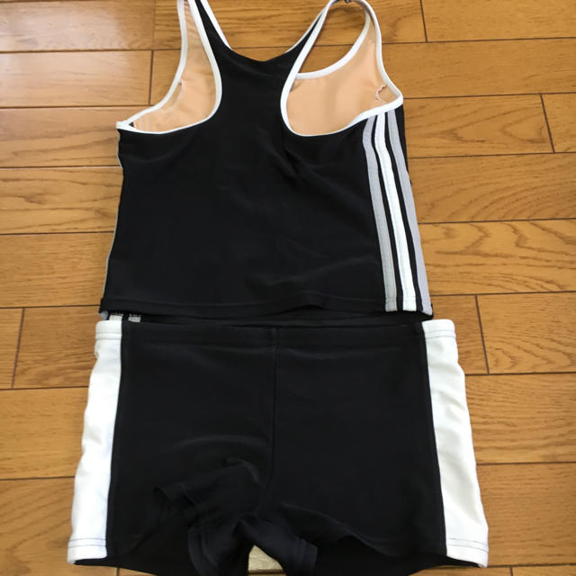 adidas(アディダス)のadidas アディダス ☆ 140 150 水着 セパレート キッズ/ベビー/マタニティのキッズ服女の子用(90cm~)(水着)の商品写真