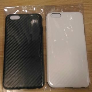 iPhone6plus、6splus共用カバー カーボン柄(iPhoneケース)