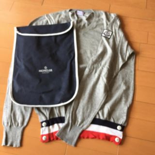 モンクレール(MONCLER)のモンクレール ガムブルー 美品 サマーニット (ニット/セーター)