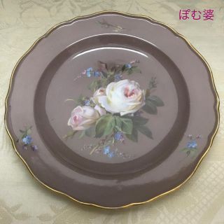 マイセン(MEISSEN)の★御参考【古マイセン】" 稀少／ブラウンスドルフ様式の白い薔薇 " (食器)