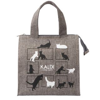 カルディ(KALDI)の《3点セット》カルディ ネコバッグ ミトン 鍋敷き(収納/キッチン雑貨)