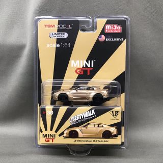 ニッサン(日産)の1/64 LB★WORKS Nissan GT-R R35 SatinGold(ミニカー)