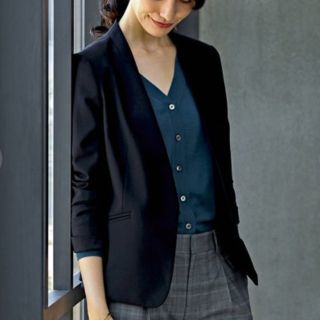 ユナイテッドアローズグリーンレーベルリラクシング(UNITED ARROWS green label relaxing)の【今月末で公開終了！】グリーンレーベルリラクシング☆ノーラペルジャケット(ノーカラージャケット)