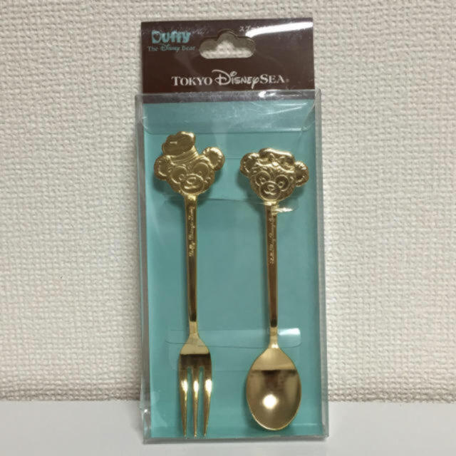 Disney(ディズニー)の★新品★ディズニー♡スウィートダッフィー♡スプーン♡フォーク インテリア/住まい/日用品のキッチン/食器(カトラリー/箸)の商品写真