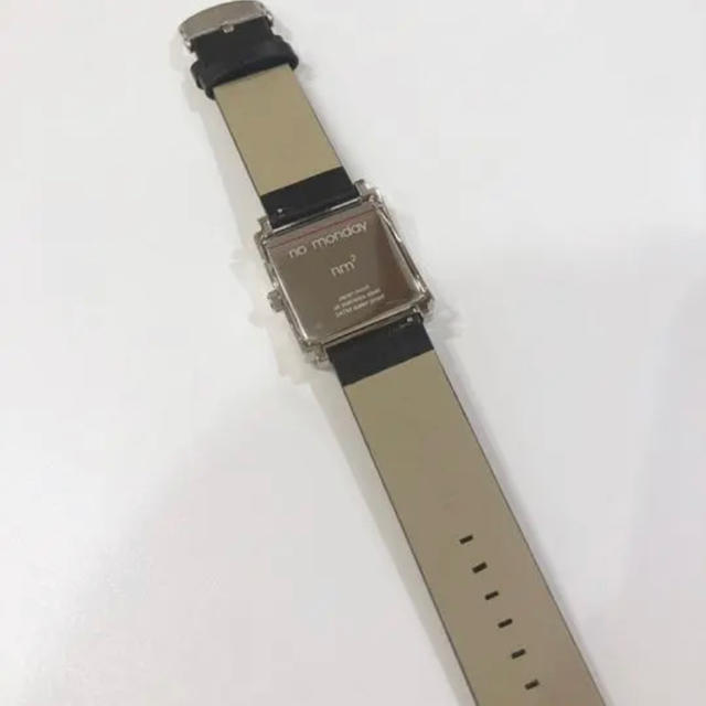 no monday ノーマンデー 時計 スクエア レディースのファッション小物(腕時計)の商品写真