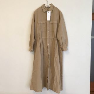 ナチュラルランドリー(NATURAL LAUNDRY)の新品☆ LAITERIE レイトリー シャツワンピース(ロングワンピース/マキシワンピース)