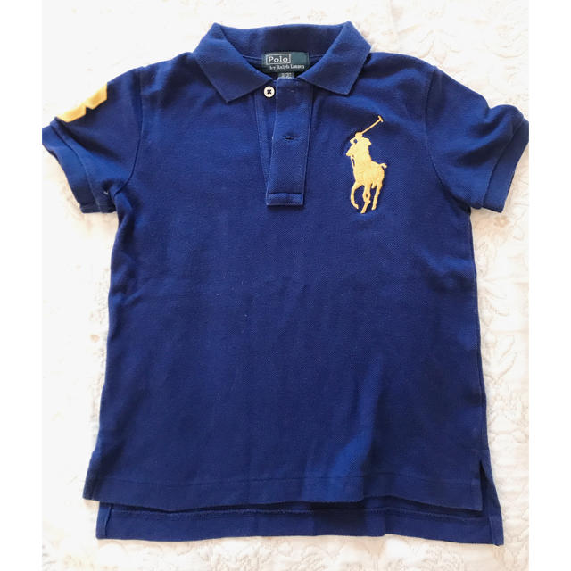 POLO RALPH LAUREN(ポロラルフローレン)のラルフローレン ポロシャツ 3T 100 ブルー キッズ/ベビー/マタニティのキッズ服男の子用(90cm~)(Tシャツ/カットソー)の商品写真