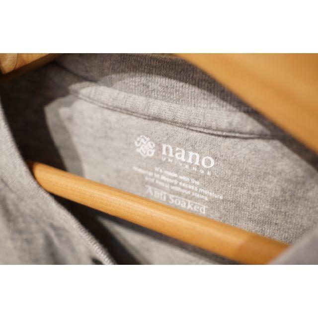 nano・universe(ナノユニバース)のAnti Soaked ヘビーヘンリーネックＴシャツ メンズのトップス(Tシャツ/カットソー(半袖/袖なし))の商品写真