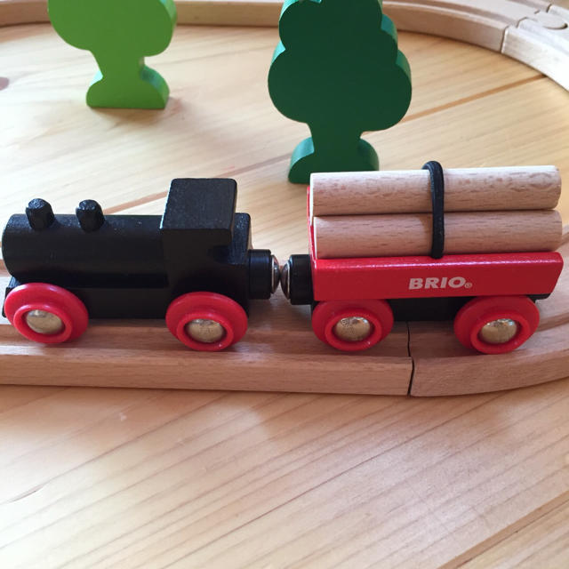 BRIO(ブリオ)のBRIO レール 汽車 セット キッズ/ベビー/マタニティのおもちゃ(電車のおもちゃ/車)の商品写真