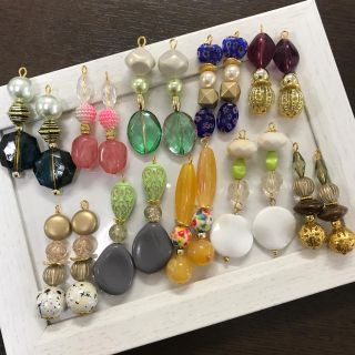 ローズバッド(ROSE BUD)のハンドメイド ピアス 10点セット まとめ売り 超特価♡ [☆38]♡(ピアス)