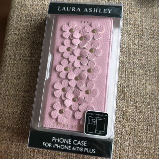 ローラアシュレイ(LAURA ASHLEY)の【新品】ローラアシュレイ  iPhone6/7/8 PLUS ケース(iPhoneケース)