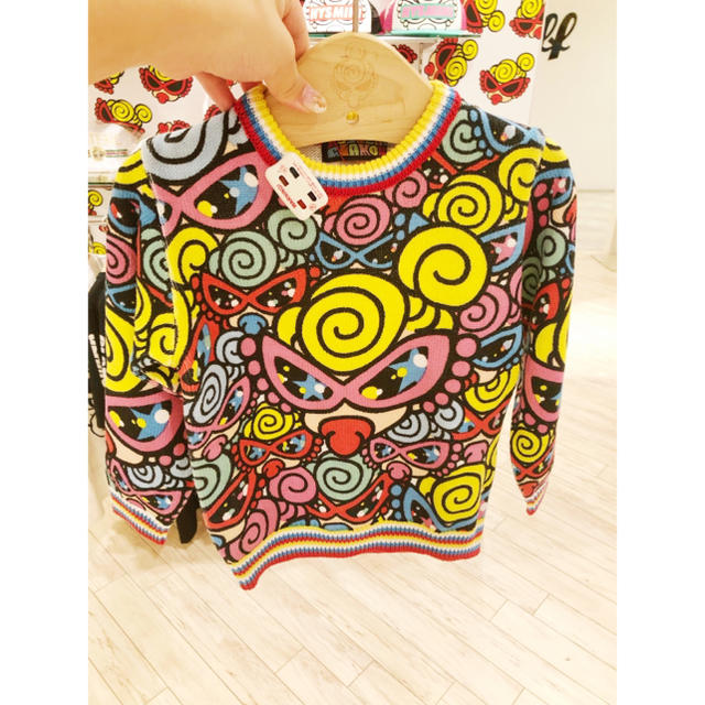 HYSTERIC MINI(ヒステリックミニ)のヒスミニ ニトヒスミニ  キッズ/ベビー/マタニティのキッズ服女の子用(90cm~)(ニット)の商品写真