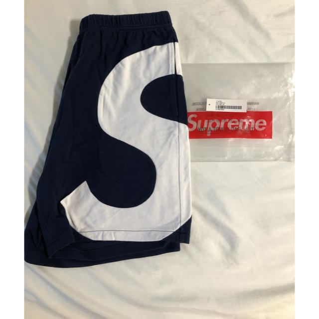 Mサイズ】Supreme S Logo Short Navy 【人気商品】 65.0%OFF 