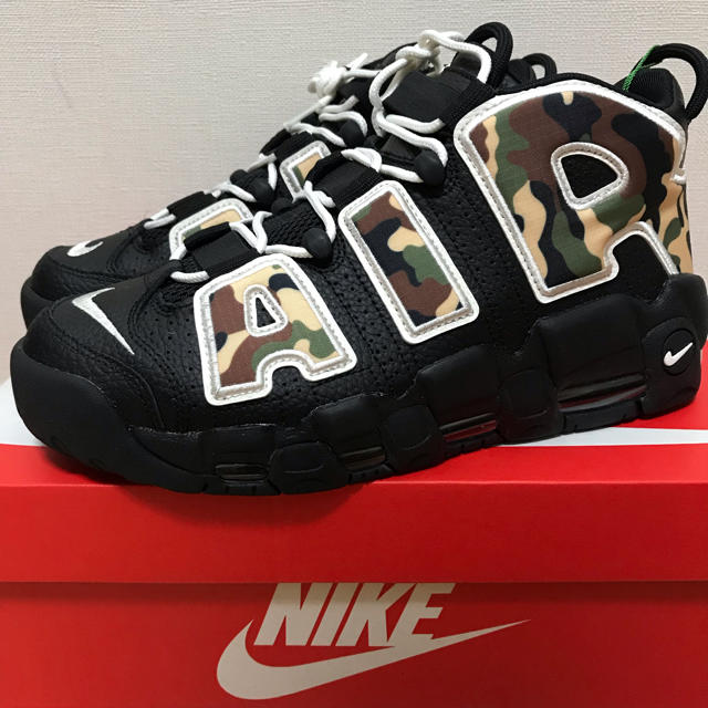 NIKE(ナイキ)のAIR MORE UPTEMPO 96 QS SU19 CAMO メンズの靴/シューズ(スニーカー)の商品写真