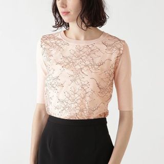 ジルスチュアート(JILLSTUART)の【売り切り価格】ジョルジャレースドッキングニット

(ニット/セーター)