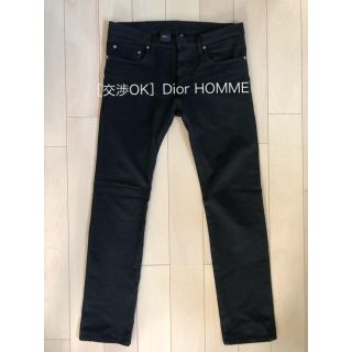 ディオールオム(DIOR HOMME)の［交渉OK］Dior HOMME ディオールオム スキニーパンツ （黒）(デニム/ジーンズ)