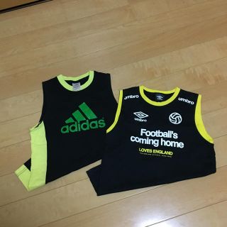 アンブロ(UMBRO)の専用【140】adidas umbro タンクトップ ２枚セット【美品】(Tシャツ/カットソー)