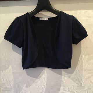 ユメテンボウ(夢展望)の半袖パフ袖ボレロ＊美品  カーディガン・パフスリーブ＊ショートスリーブ 夢展望(ボレロ)