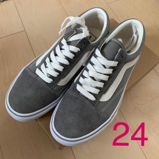 VANS - vans☆オールドスクール グレー 24.0の通販 by J♡R｜ヴァンズ