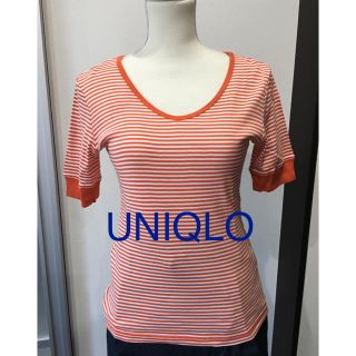 ユニクロ(UNIQLO)のUNIQLO ボーダーカットソー(カットソー(半袖/袖なし))