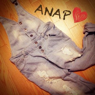 アナップ(ANAP)のサロペット♡♪ ANAP (未使用)(サロペット/オーバーオール)