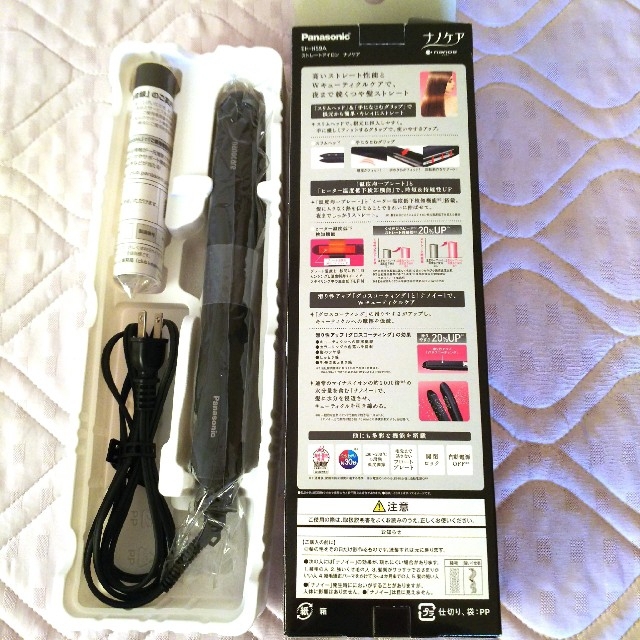 Panasonic(パナソニック)のPanasonic ストレートアイロン  ナノケア ＥＨ－ＨＳ９Ａ スマホ/家電/カメラの美容/健康(ヘアアイロン)の商品写真