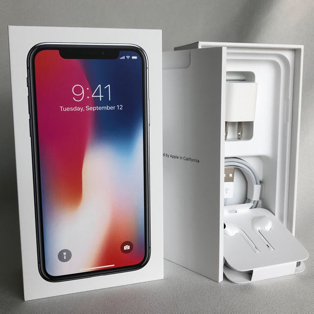 iPhone X スペースグレイ 256GB SIMフリー