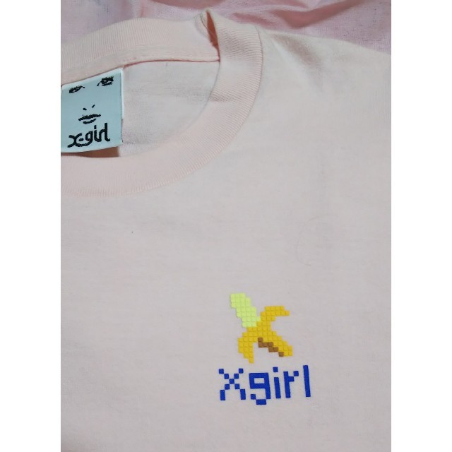 X-girl(エックスガール)のUSED☆X-girl バナナTシャツ M レディースのトップス(Tシャツ(半袖/袖なし))の商品写真