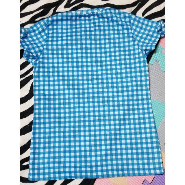 RONI(ロニィ)のロニ ML チェック柄Tシャツ キッズ/ベビー/マタニティのキッズ服女の子用(90cm~)(Tシャツ/カットソー)の商品写真