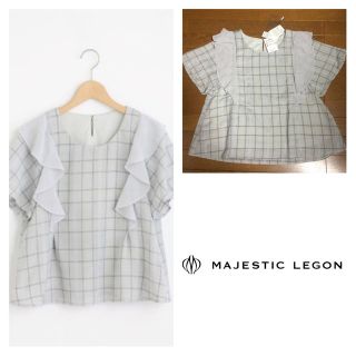 マジェスティックレゴン(MAJESTIC LEGON)のチェック ブラウス(シャツ/ブラウス(半袖/袖なし))