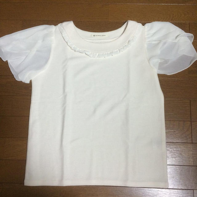 MAJESTIC LEGON(マジェスティックレゴン)の袖シフォン レディースのトップス(Tシャツ(半袖/袖なし))の商品写真