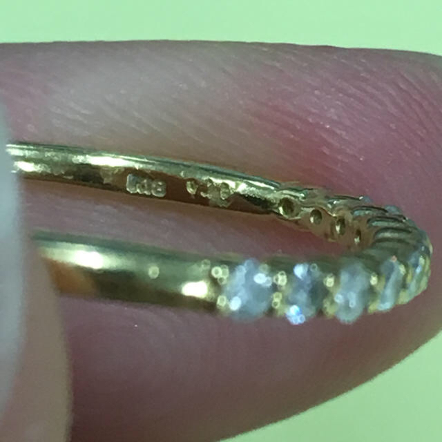 リング 指輪 18K ダイヤ レディースのアクセサリー(リング(指輪))の商品写真