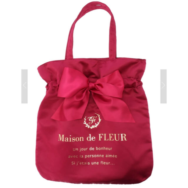 Maison de FLEUR リボントートバック