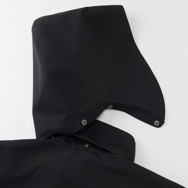 UNIQLO(ユニクロ)の【新品タグ付き】Uniqlo-U  ブロックテックジャケット　ブラック　S レディースのジャケット/アウター(モッズコート)の商品写真