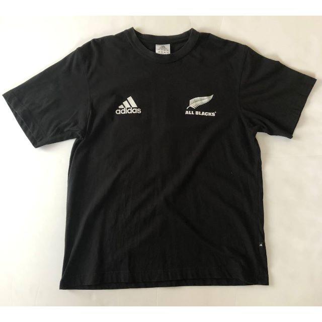 adidas(アディダス)の美品 アディダスオールブラックス Tシャツ背面 背番15M(日本サイズXL相当) スポーツ/アウトドアのスポーツ/アウトドア その他(ラグビー)の商品写真