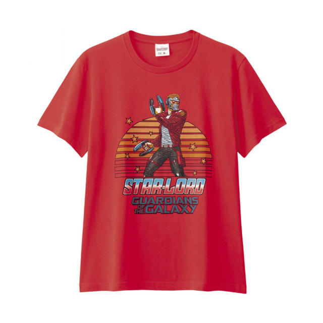 GU(ジーユー)のガーディアンズオブギャラクシー  UT G.U Tシャツ ユニクロ レッド メンズのトップス(Tシャツ/カットソー(半袖/袖なし))の商品写真